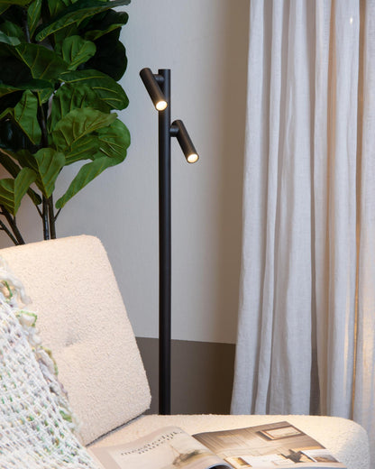 Oplaadbare vloerlamp Antrim 2-lichts incl. LED