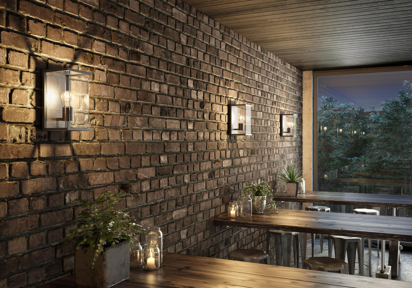 Wandlamp buiten Claire E27