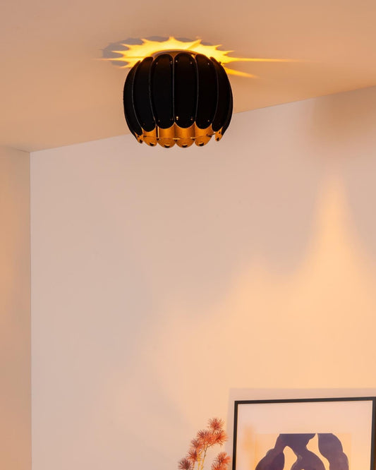 Plafondlamp Spencer zwart E27