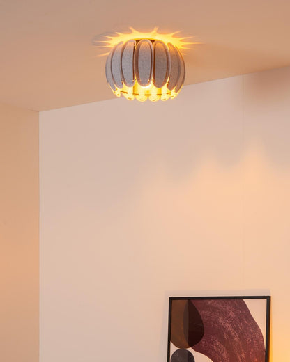 Plafondlamp Spencer grijs E27