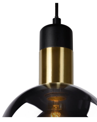 Hanglamp Julius 28cm smoke E27