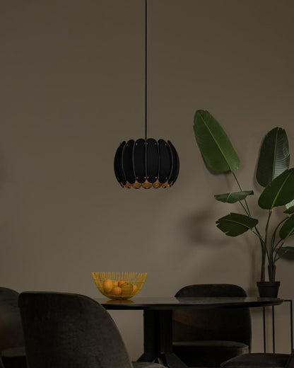 Hanglamp Spencer 30cm zwart E27