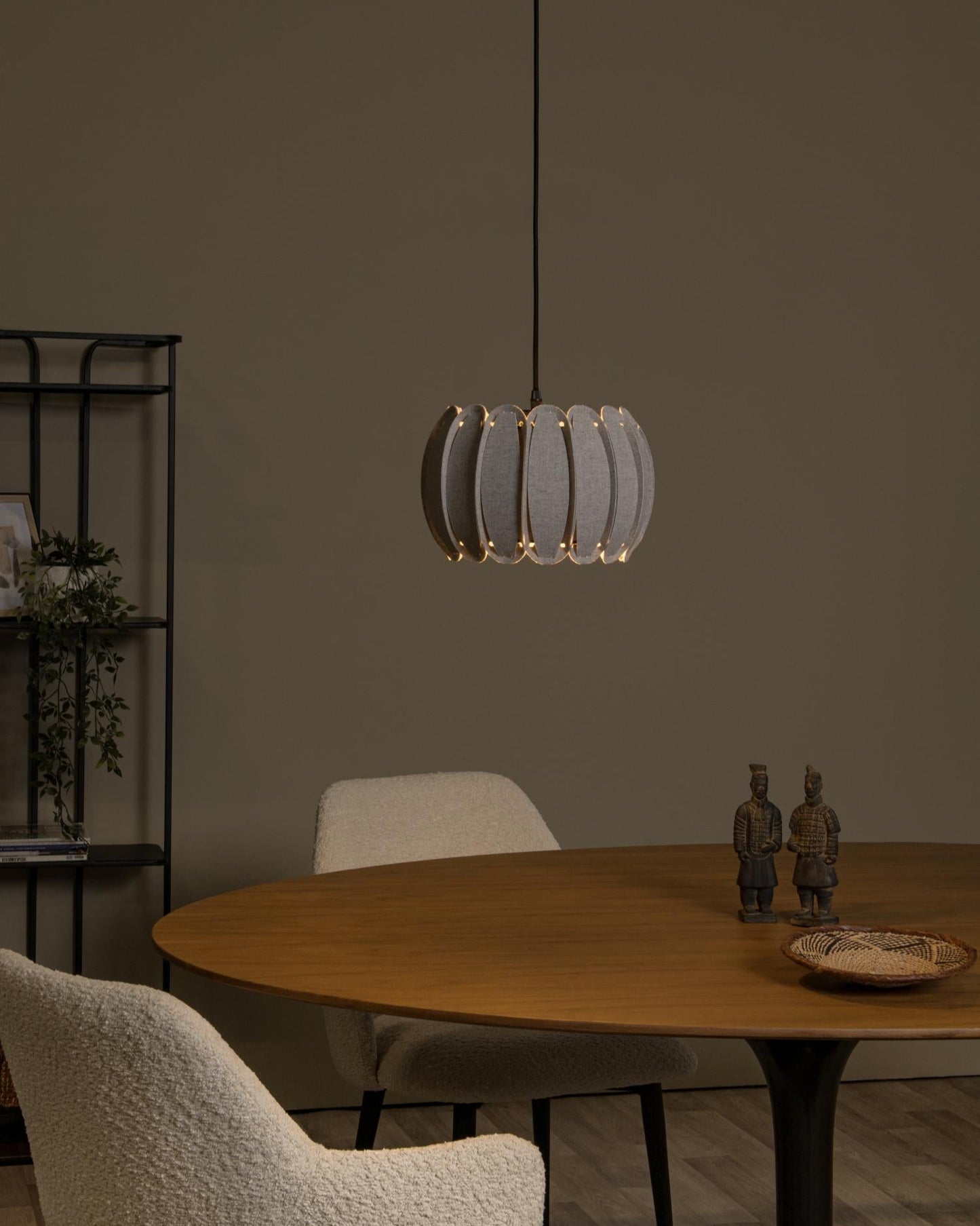 Hanglamp Spencer 30cm grijs E27