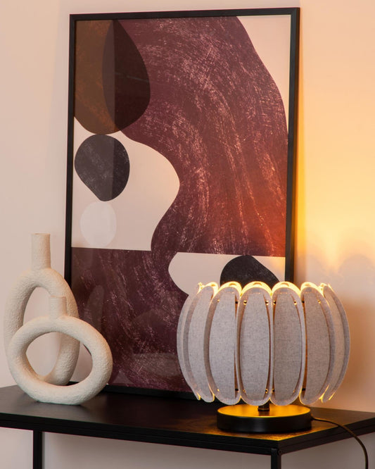 Tafellamp Spencer grijs 30cm E27