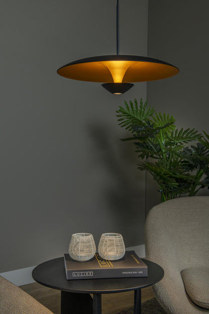 Hanglamp Kenneth 40cm zwart-goud