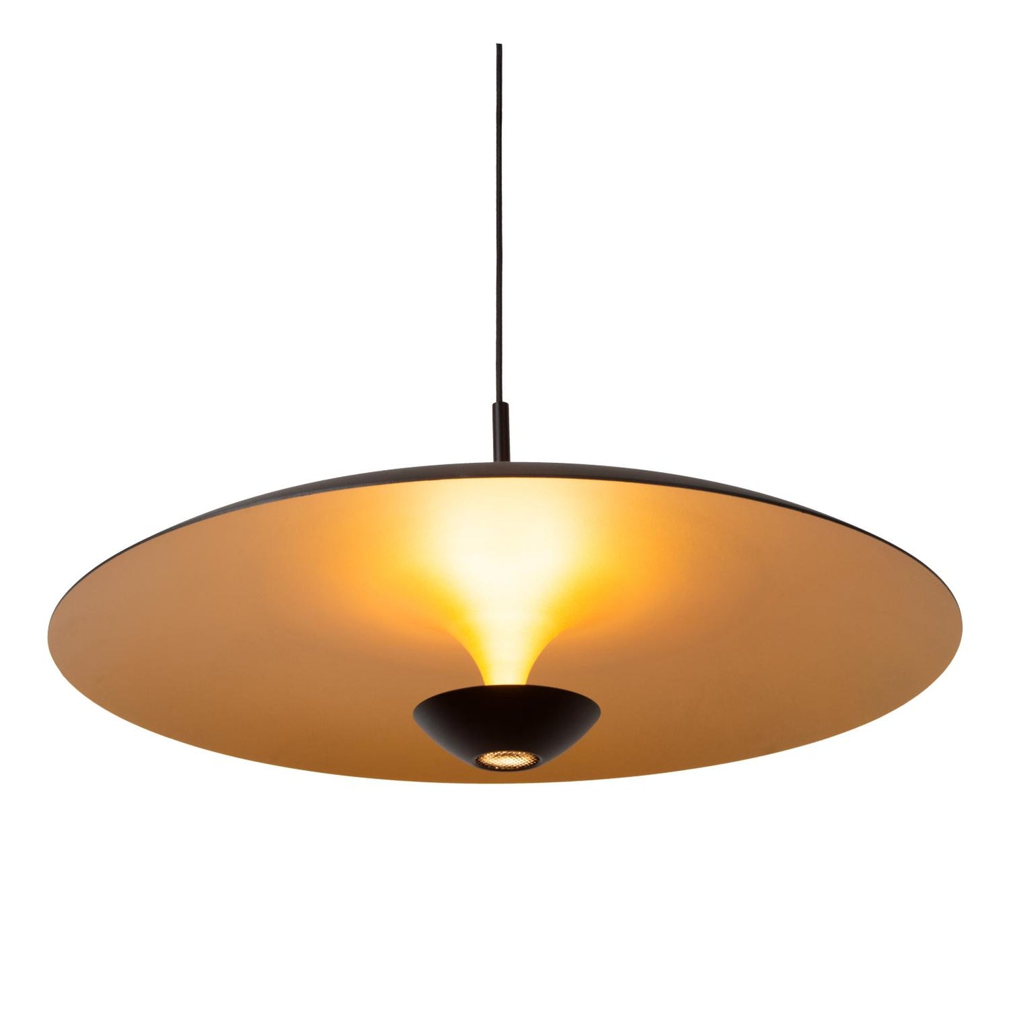 Hanglamp Kenneth 60cm zwart-goud