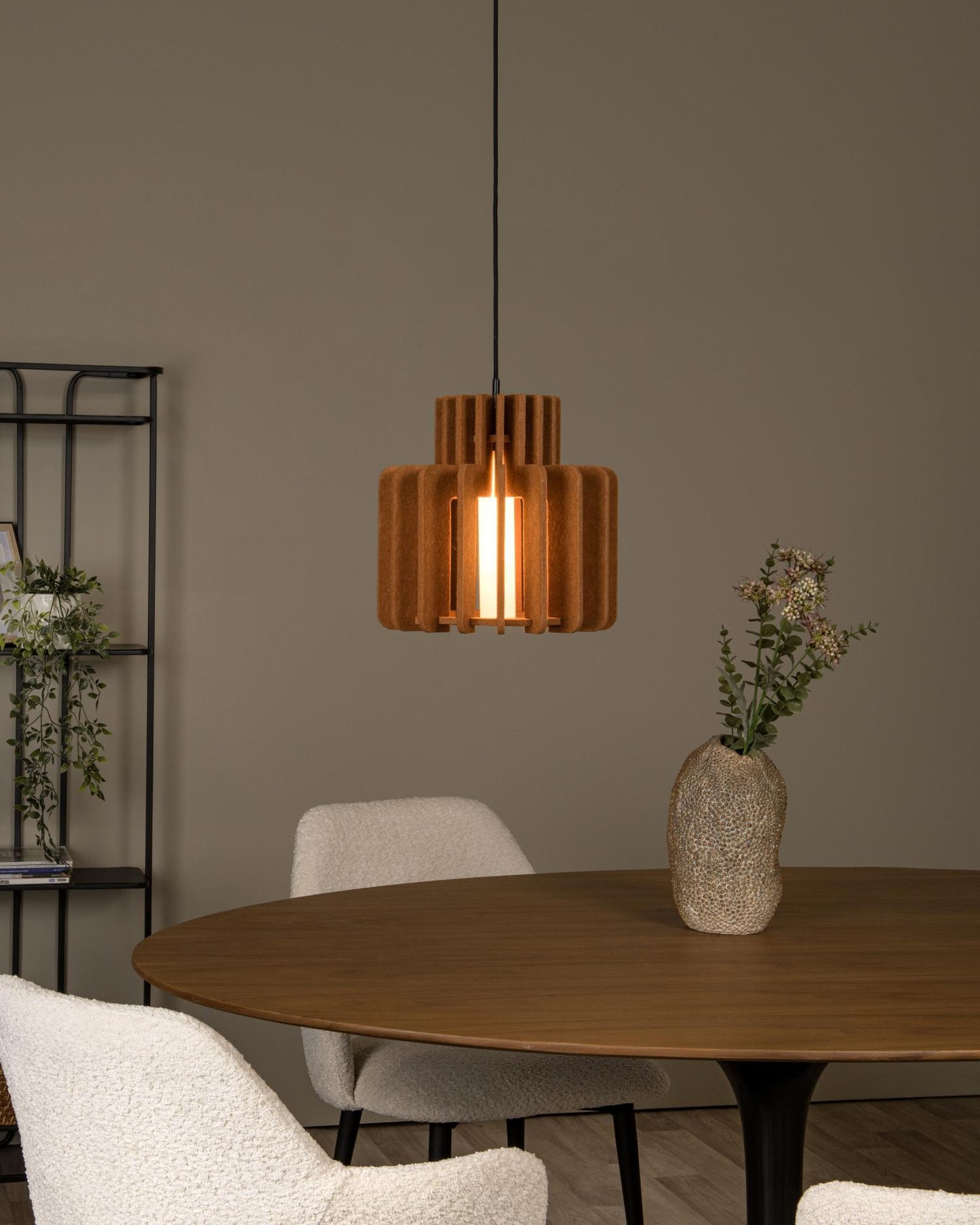 Hanglamp Rollo terra 31cm E27