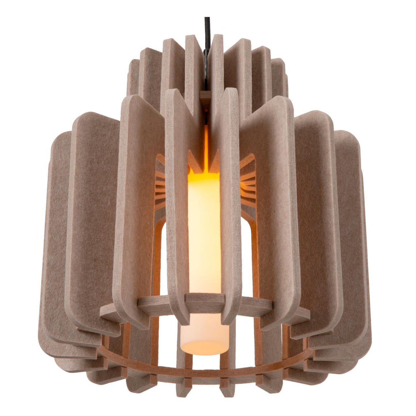 Hanglamp Rollo taupe 40cm E27