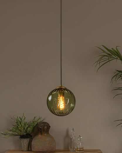 Hanglamp Monsaraz groen E27