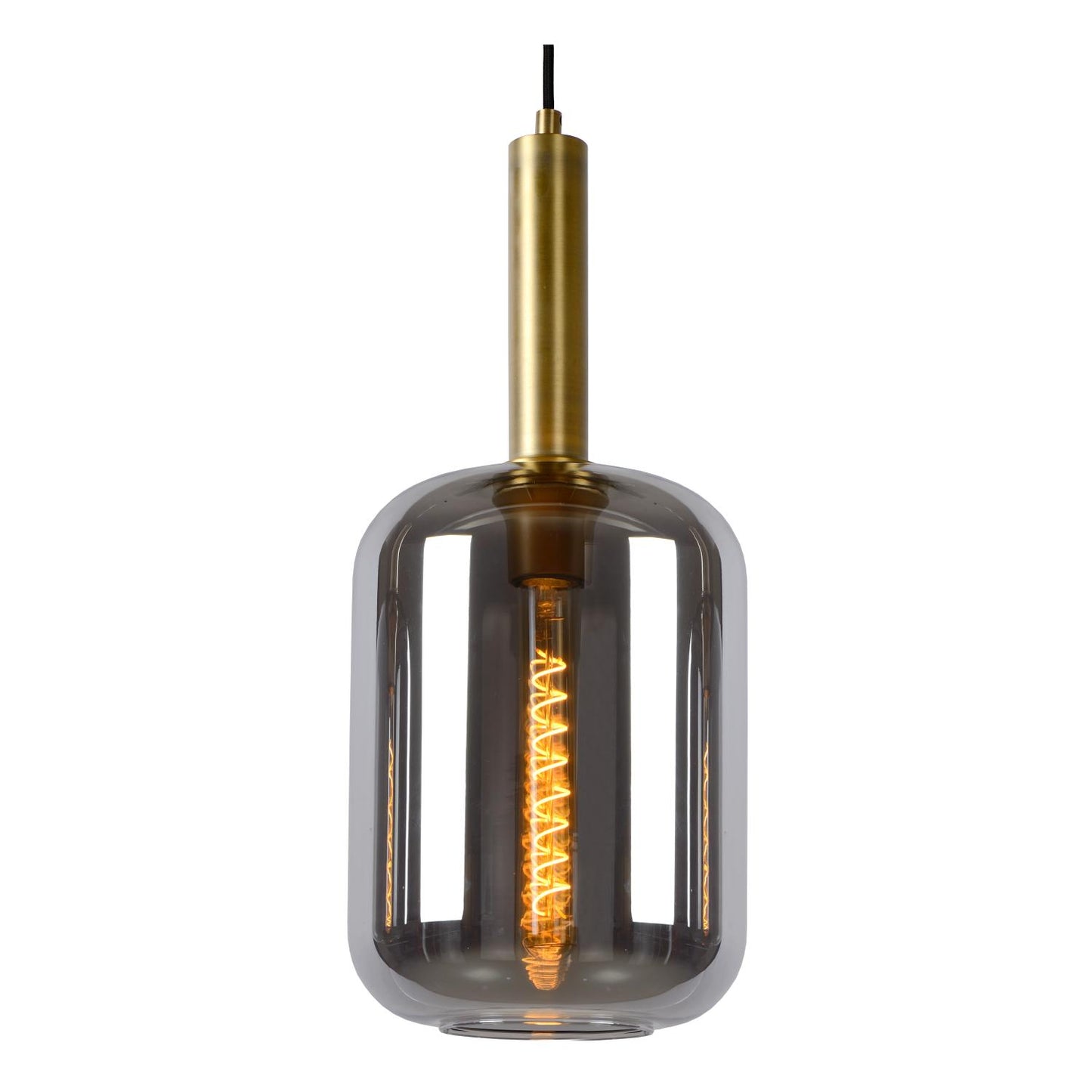 Hanglamp Joanet messing-smoke 3-lichts E27