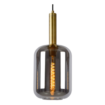 Hanglamp Joanet messing-smoke 3-lichts E27