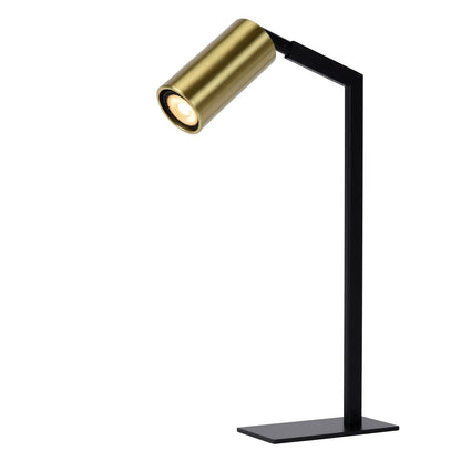 Bureaulamp Sybil zwart-goud GU10