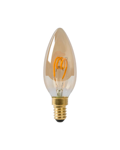 Lucide candle gold 3W E14 dimbaar LED