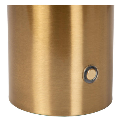 Tafellamp Vivo oplaadbaar messing