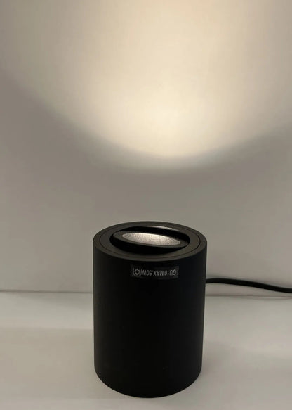 Grondspot zwart rond incl. LED 3-standen GU10