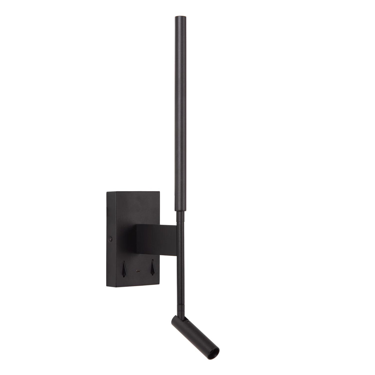 FINAN wandlamp zwart met leeslamp