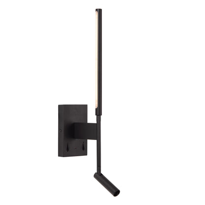 FINAN wandlamp zwart met leeslamp
