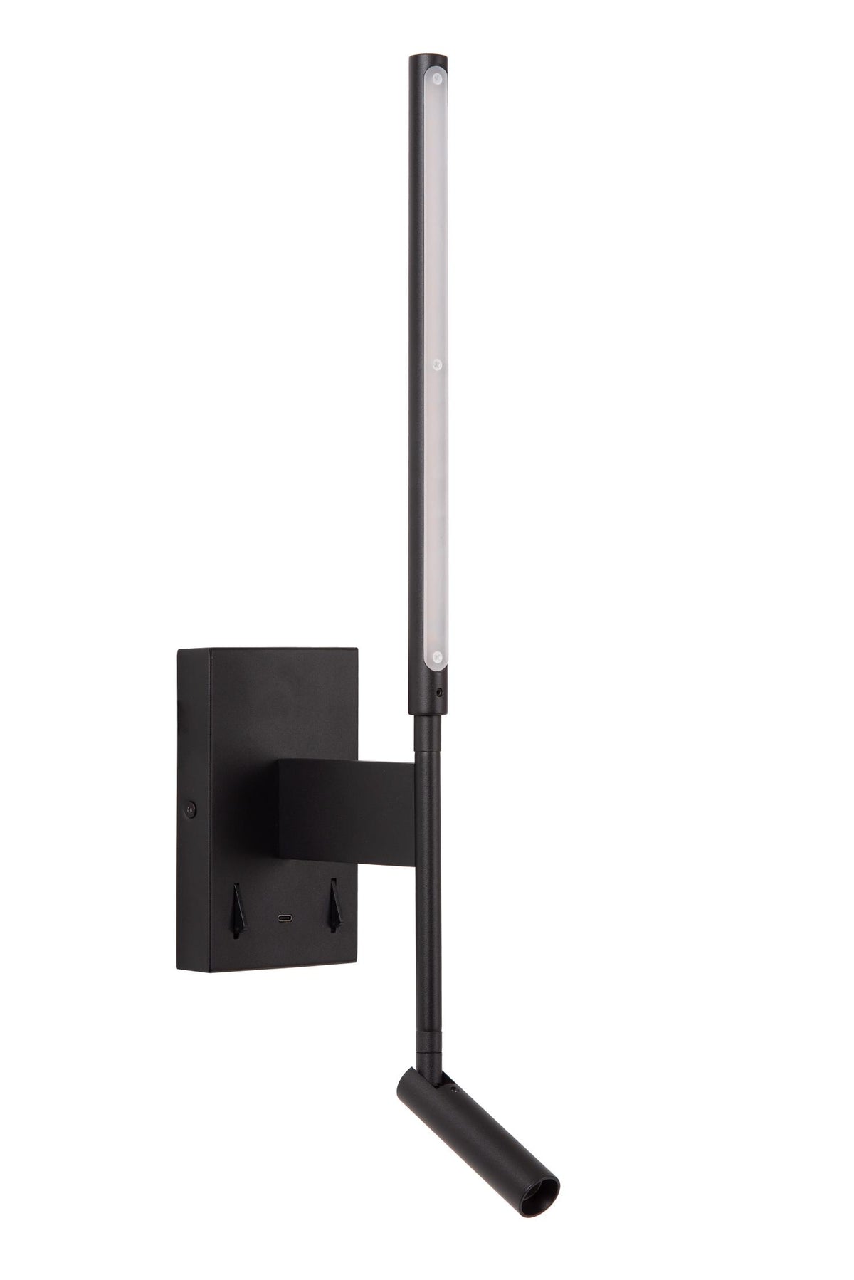 FINAN wandlamp zwart met leeslamp