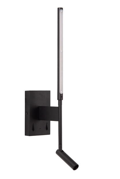 FINAN wandlamp zwart met leeslamp