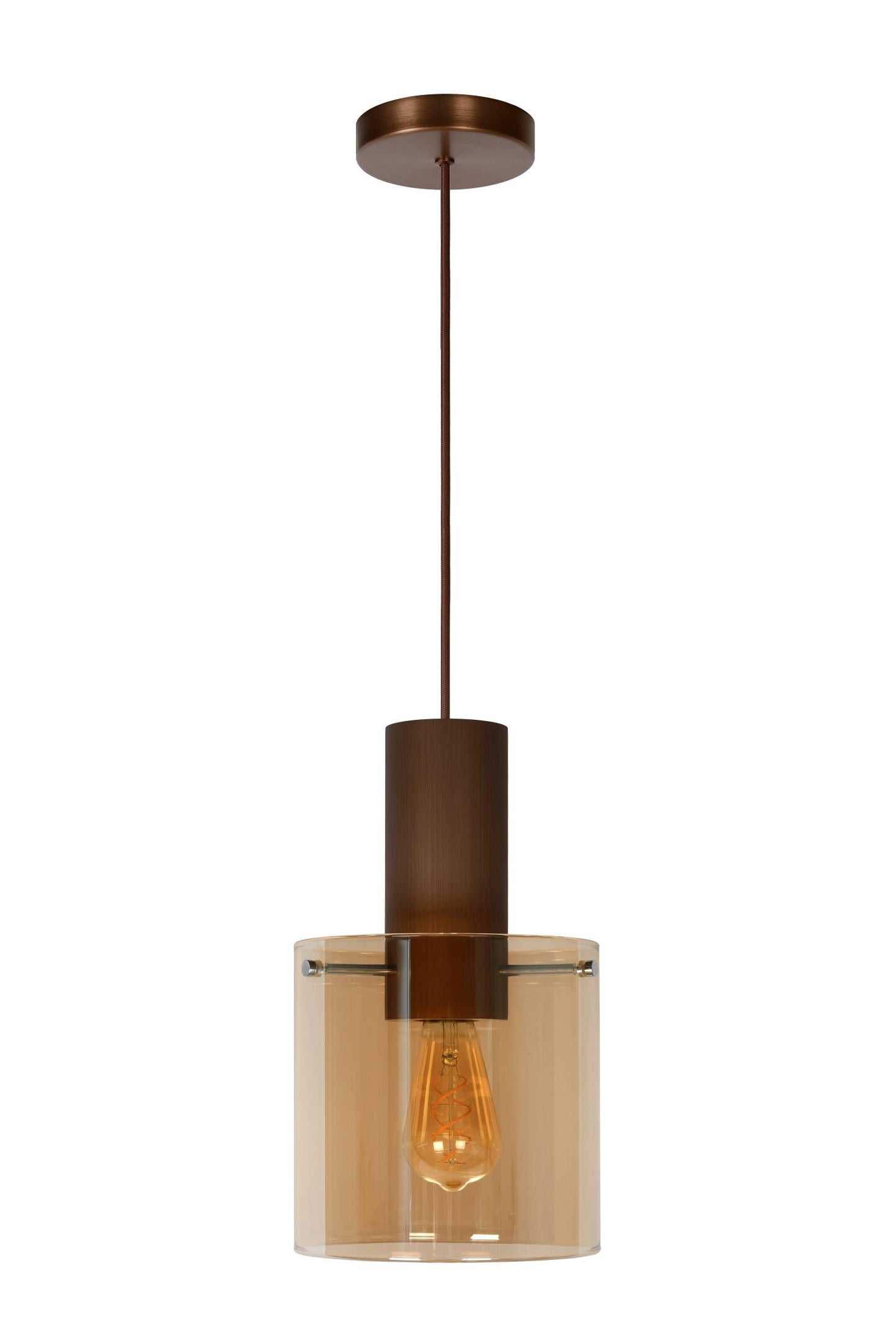 Hanglamp Toledo amber E27