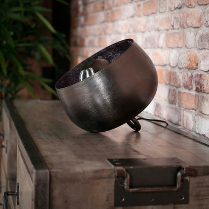 Tafel- vloerlamp basket S bruin