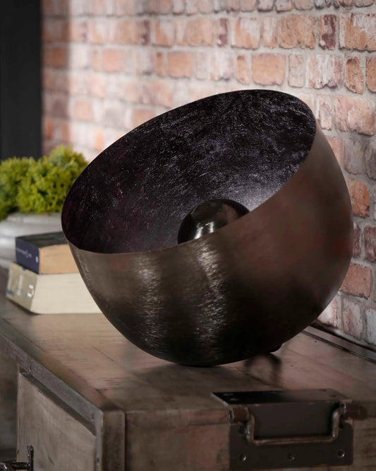 Tafel- vloerlamp bowl M bruin 087684/31Z