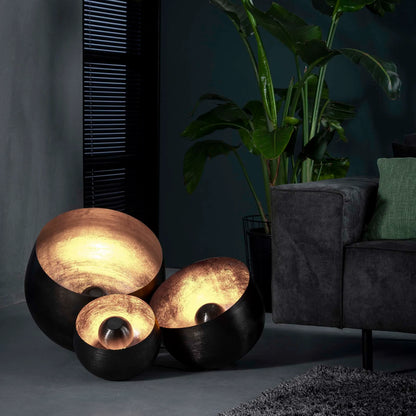 Tafel- vloerlamp Basket L bruin