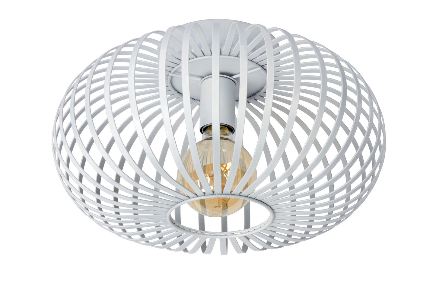 Plafondlamp Manuela wit E27