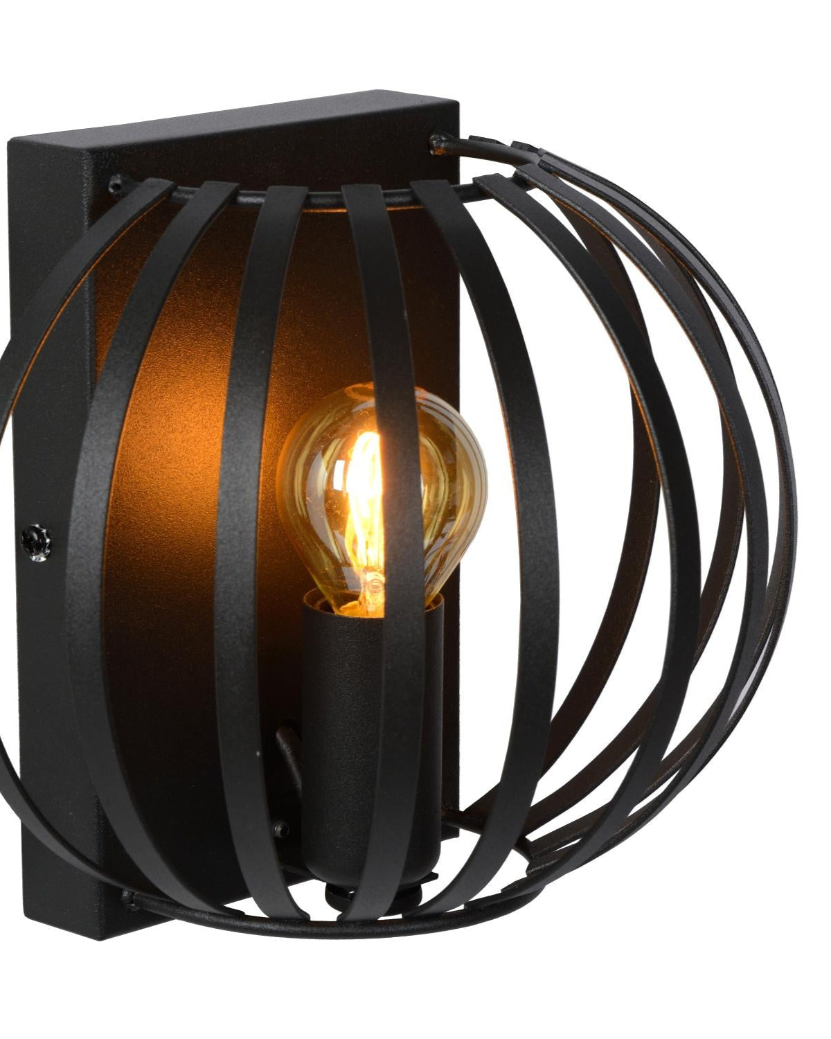 Wandlamp Manuela zwart E14