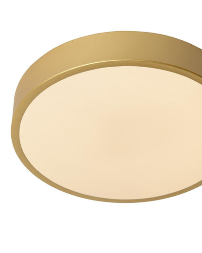 Plafondlamp Unar goud S incl. LED 3-standen