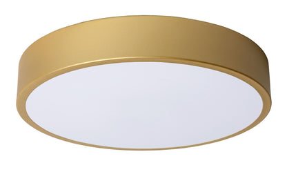 Plafondlamp Unar goud S incl. LED 3-standen