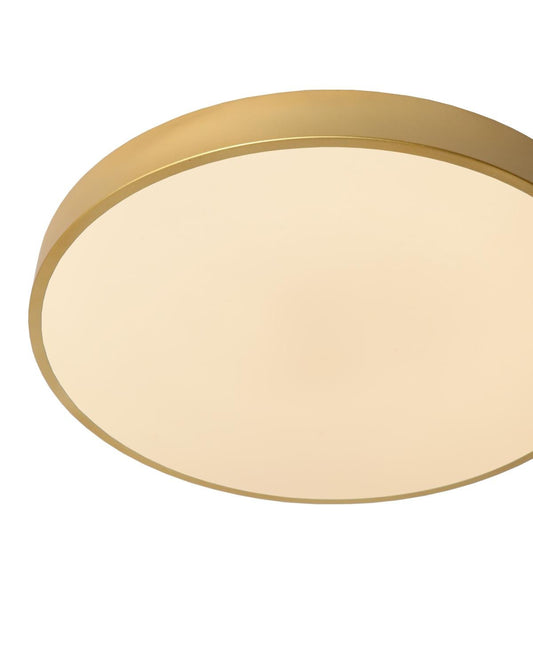 Plafondlamp Unar goud L incl. LED 3-standen