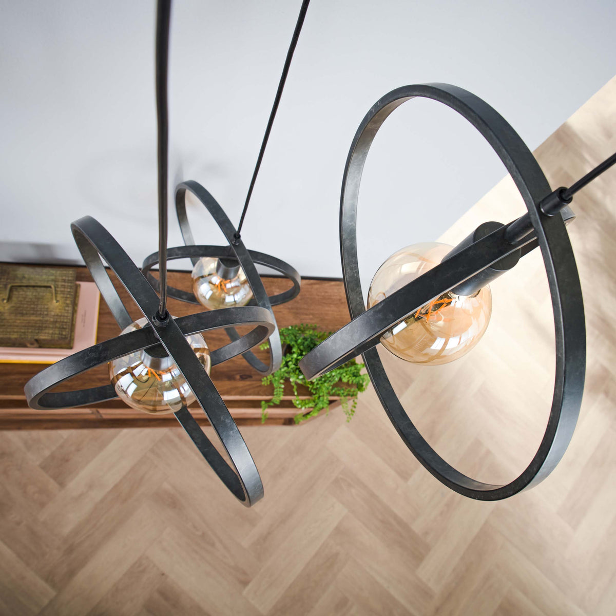 Hanglamp turn around 3-lichts