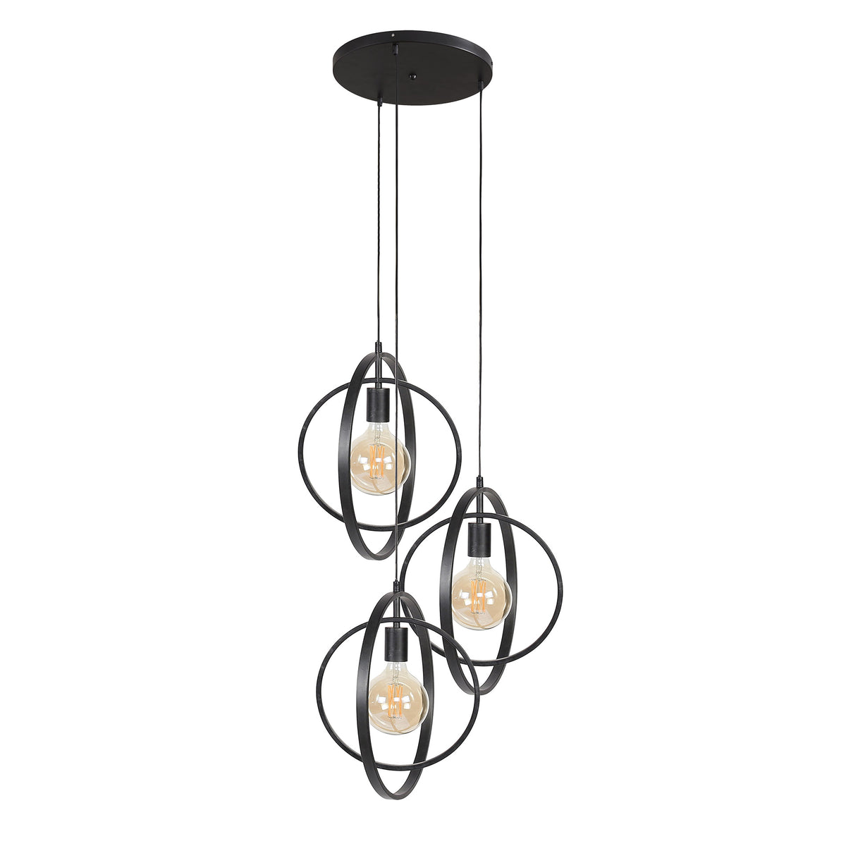 Hanglamp turn around 3-lichts