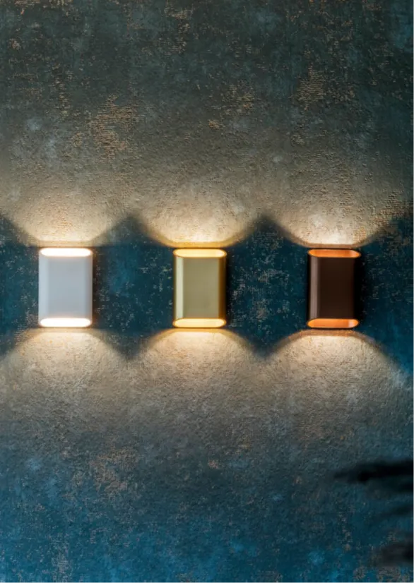 Wandlamp ovaal messing groot 27WL Diaz-L GG