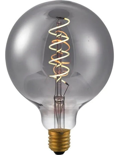 Highlight G125 smoke 6W E27 3-standen LED