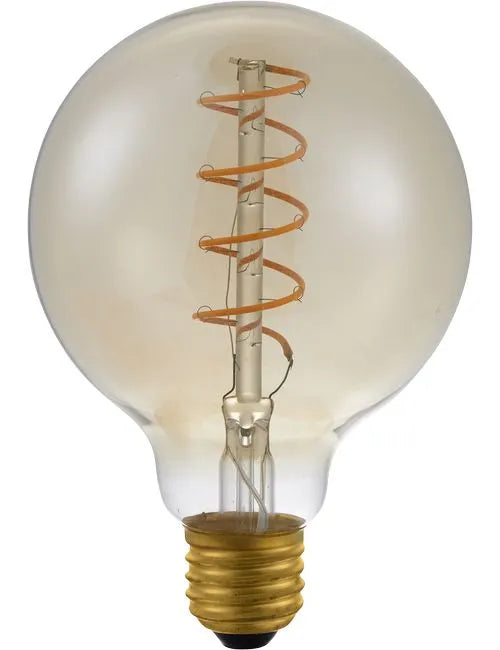 Highlight G80 gold 6W E27 3-standen LED