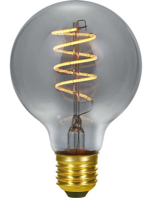 Highlight G80 smoke 6W E27 3-standen LED