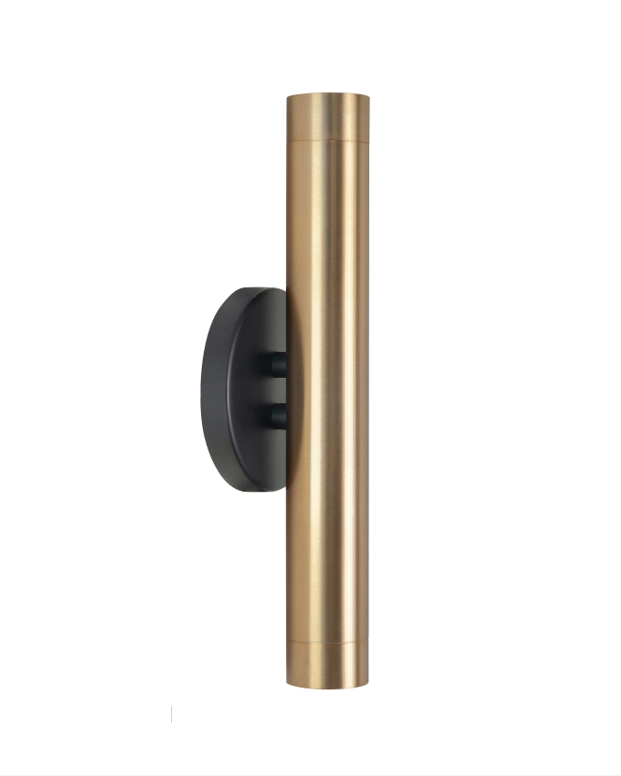 Wandlamp koker messing 2xGU10 22W3730.38