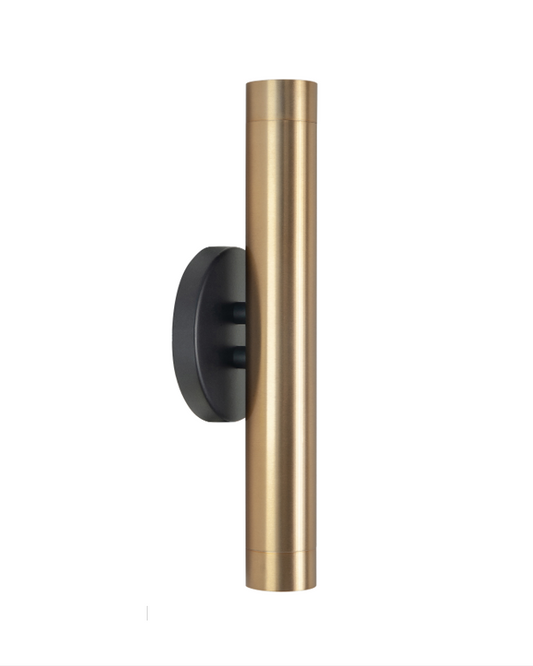 Wandlamp koker messing 2xGU10 22W3730.38