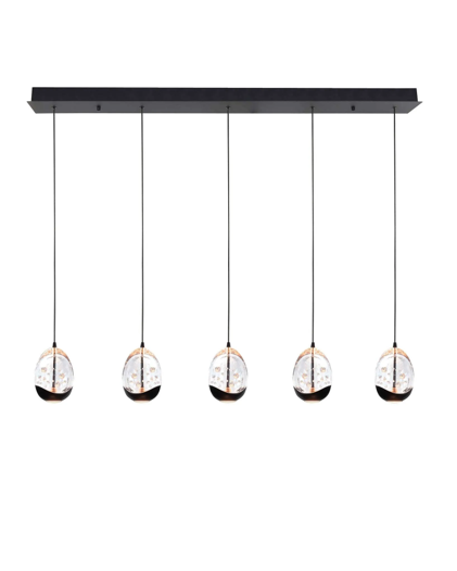 Hanglamp Egg helder 5-lichts