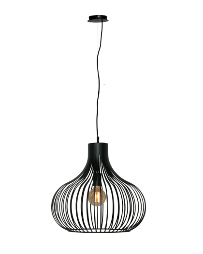 Hanglamp Aglio zwart 48cm