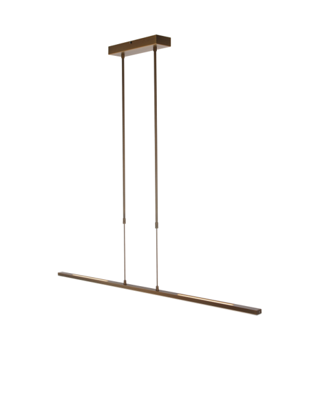 Hanglamp Zelena brons 122cm