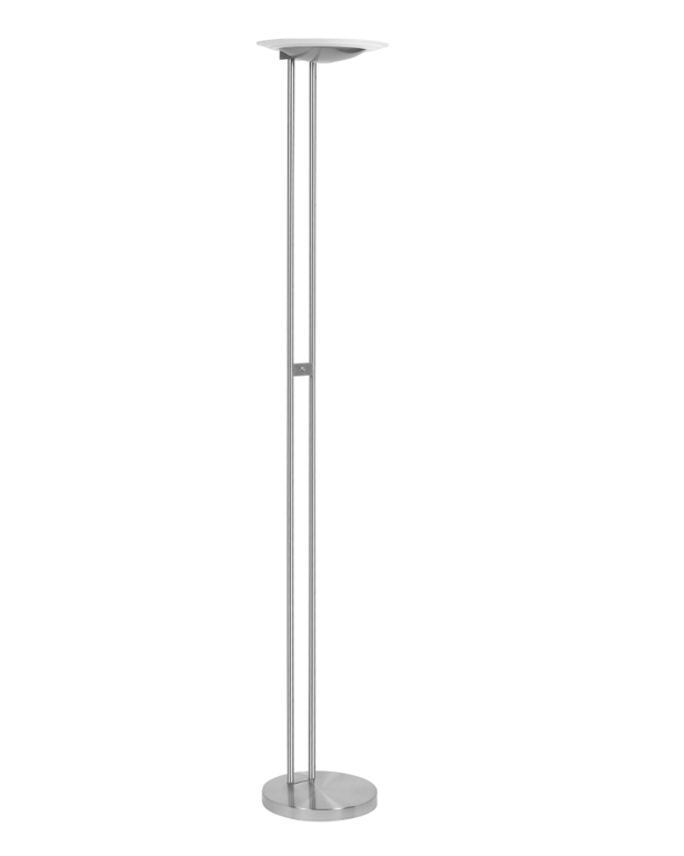 Vloerlamp Biarritz nikkel