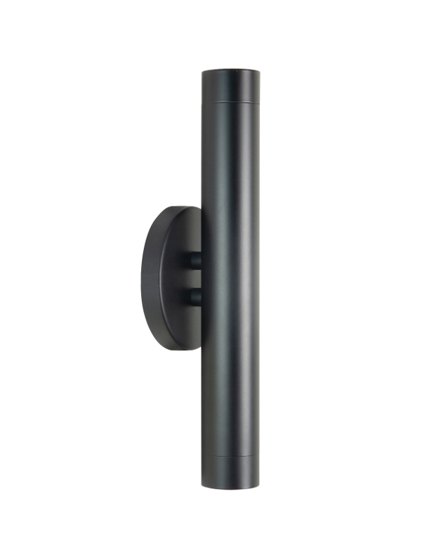 Wandlamp koker zwart 2xGU10 22W3730.01