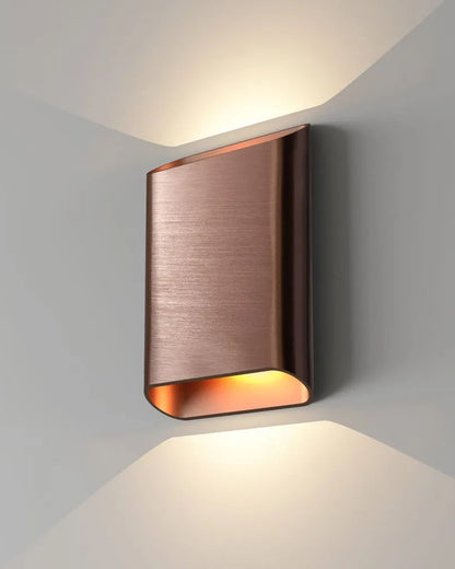 Wandlamp ovaal brons groot 27WL Diaz-L BG