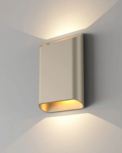 Wandlamp ovaal champagne groot 27WL Diaz-L CP