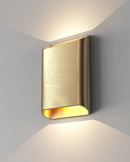 Wandlamp ovaal messing groot 27WL Diaz-L GG