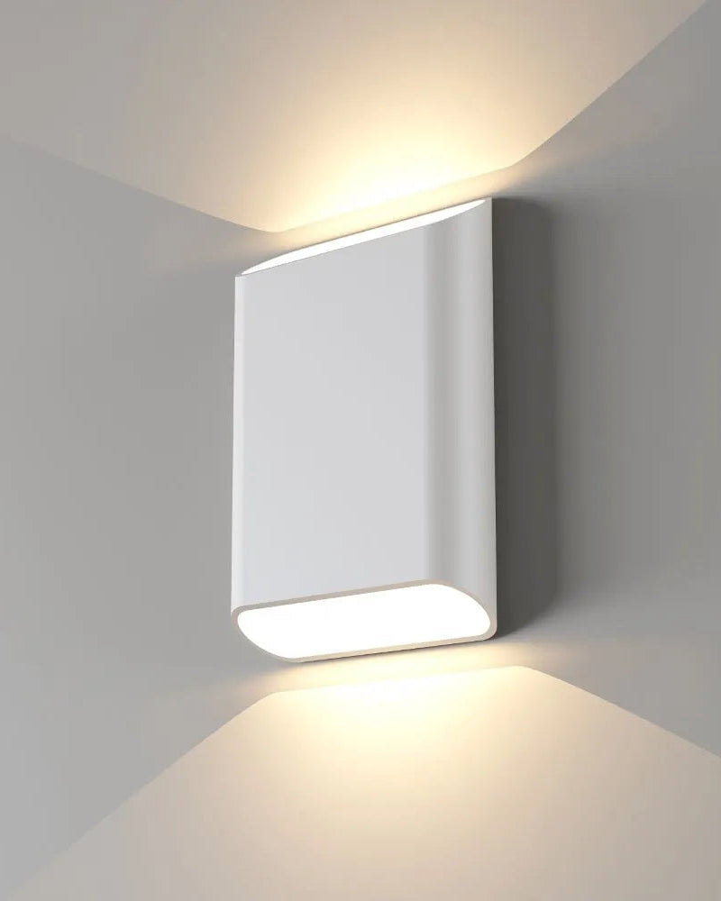 Wandlamp ovaal wit groot 27WL Diaz-L WI