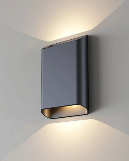 Wandlamp ovaal zwart groot 27WL Diaz-L ZW